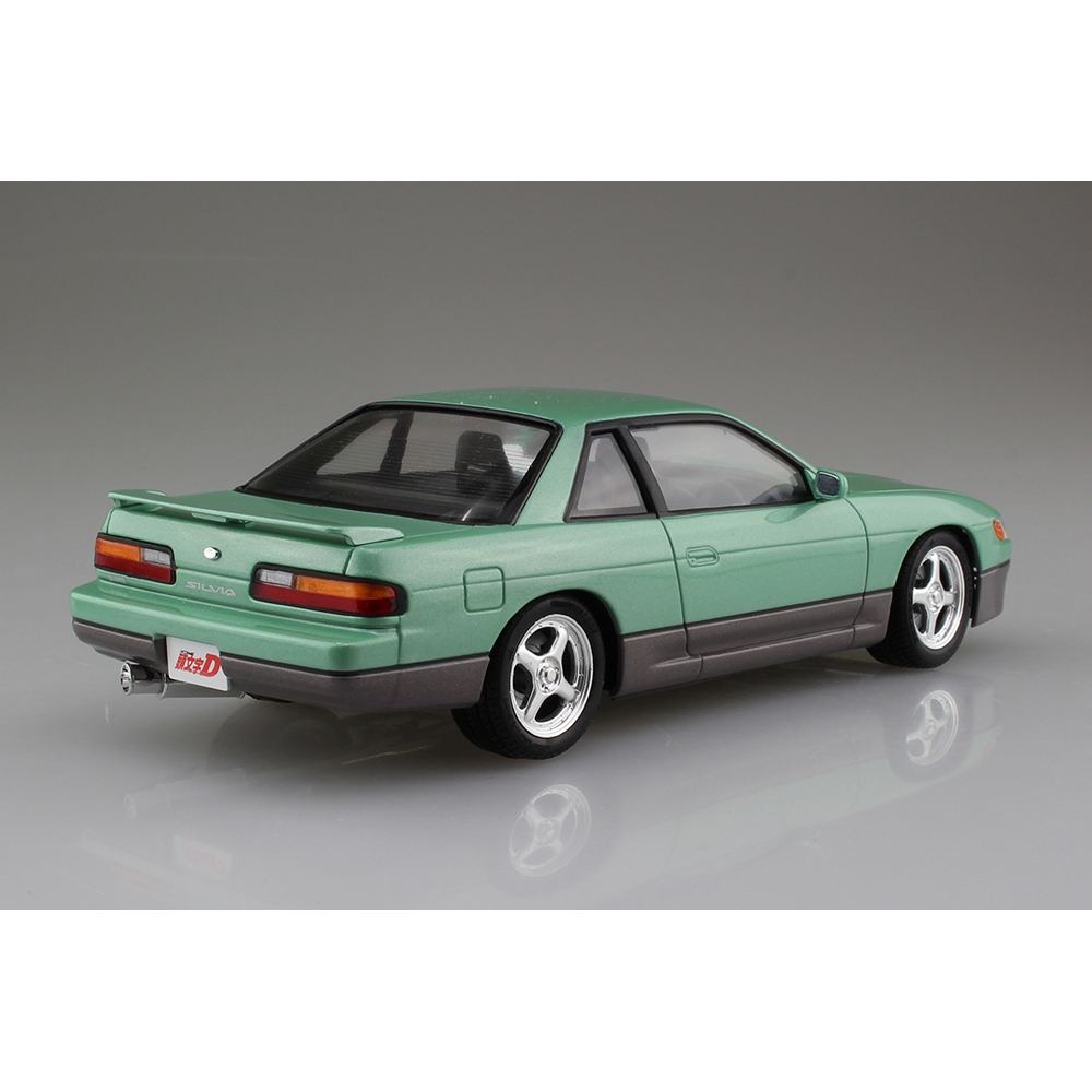 Aoshima: 1/24 Initial D - Iketani Koichiro S13 Silvia Nissan Scale Model Kit #11 - Bards & Cards