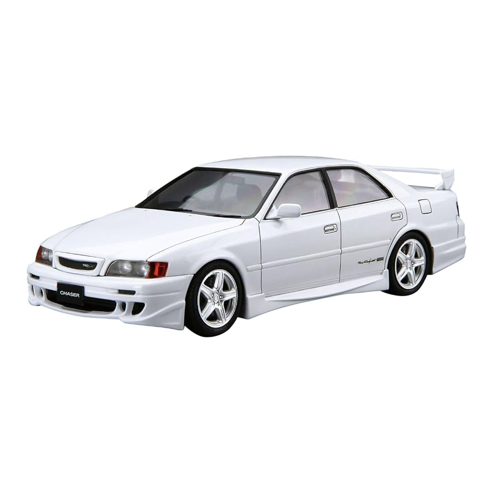 Aoshima: 1/24 TRD JZX100 Chaser '98 (Toyota) Scale Model Kit #47 - Bards & Cards