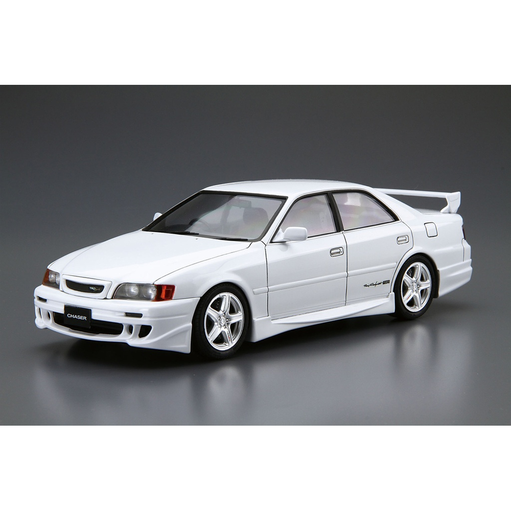 Aoshima: 1/24 TRD JZX100 Chaser '98 (Toyota) Scale Model Kit #47 - Bards & Cards