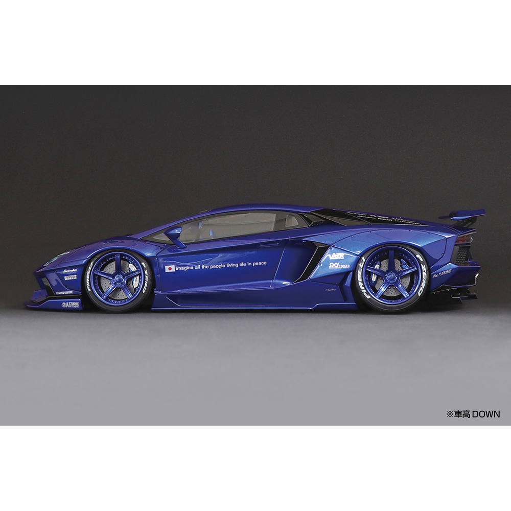 Aoshima: 1/24 LB-Works Liberty Walk Lamborghini Aventador (Ver. 2) Scale Model Kit #18