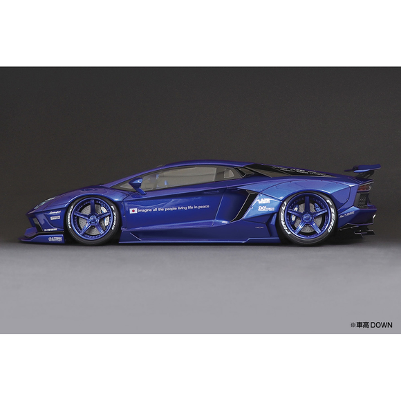 Aoshima: 1/24 LB-Works Liberty Walk Lamborghini Aventador (Ver. 2) Scale Model Kit #18 - Bards & Cards