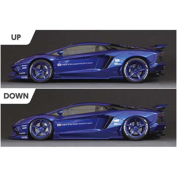 Aoshima: 1/24 LB-Works Liberty Walk Lamborghini Aventador (Ver. 2) Scale Model Kit #18 - Bards & Cards