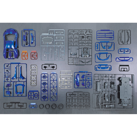 Aoshima: 1/24 LB-Works Liberty Walk Lamborghini Aventador (Ver. 2) Scale Model Kit #18 - Bards & Cards