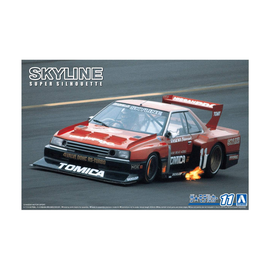 Aoshima: 1/24 NISSAN KDR30 SKYLINE SUPER SILHOUETTE '82 Scale Model Kit #11 - Bards & Cards