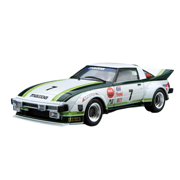 Aoshima: 1/24 MAZDA SA22C RX-7 Daytona '79 Scale Model Kit #22 - Bards & Cards