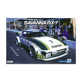 Aoshima: 1/24 MAZDA SA22C RX-7 Daytona '79 Scale Model Kit #22 - Bards & Cards