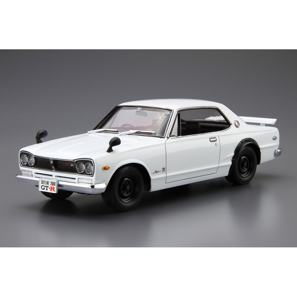 Aoshima: 1/24 Nissan KPGC10 Skyline HT2000GT-R Scale Model Kit #26