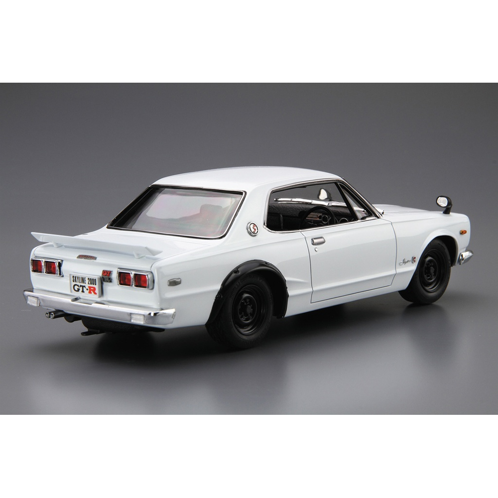 Aoshima: 1/24 Nissan KPGC10 Skyline HT2000GT-R Scale Model Kit #26