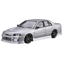 Aoshima: 1/24 URAS ER34 SKYLINE 25GT-T '01 (NISSAN) Scale Model Kit #20 - Bards & Cards