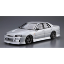 Aoshima: 1/24 URAS ER34 SKYLINE 25GT-T '01 (NISSAN) Scale Model Kit #20 - Bards & Cards