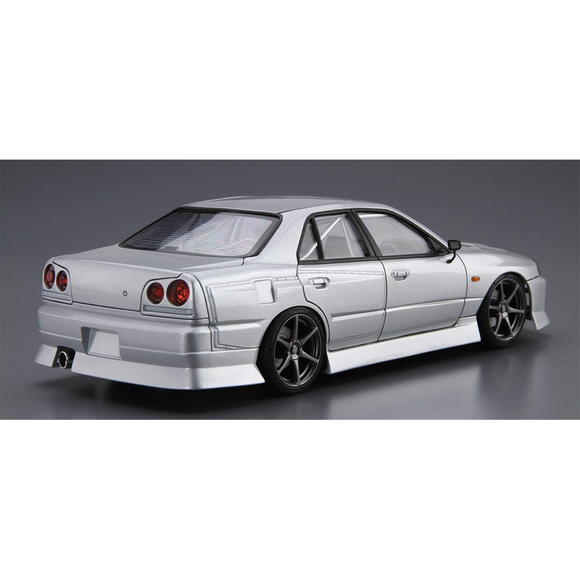 Aoshima: 1/24 URAS ER34 SKYLINE 25GT-T '01 (NISSAN) Scale Model Kit #20 - Bards & Cards
