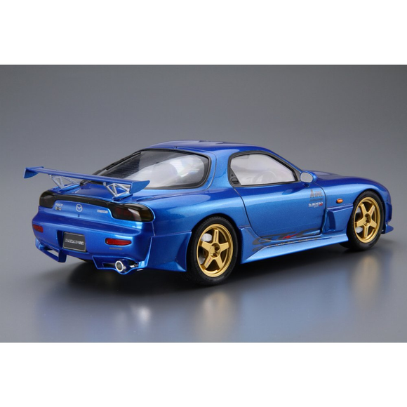 Aoshima: Mazda (1999) Mazdaspeed FD3S RX-7 A-SPEC GT-C 1/24 Scale Model Kit #27 - Bards & Cards
