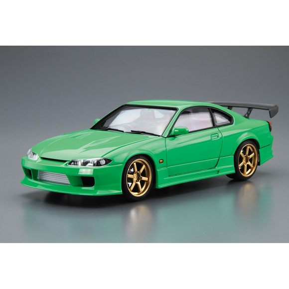 Aoshima: 1/24 Nissan S15 Silvia Rodextyle '99 Scale Model Kit #42 - Bards & Cards