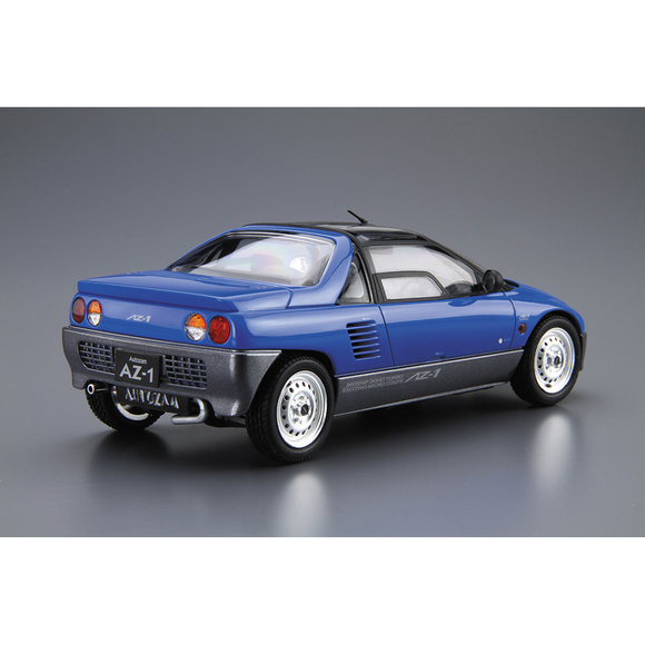 Aoshima: 1/24 Mazdaspeed PG6SA AZ-1 '92 (Mazda Blue) Scale Model Kit #38 - Bards & Cards