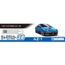 Aoshima: 1/24 Mazdaspeed PG6SA AZ-1 '92 (Mazda Blue) Scale Model Kit #38 - Bards & Cards