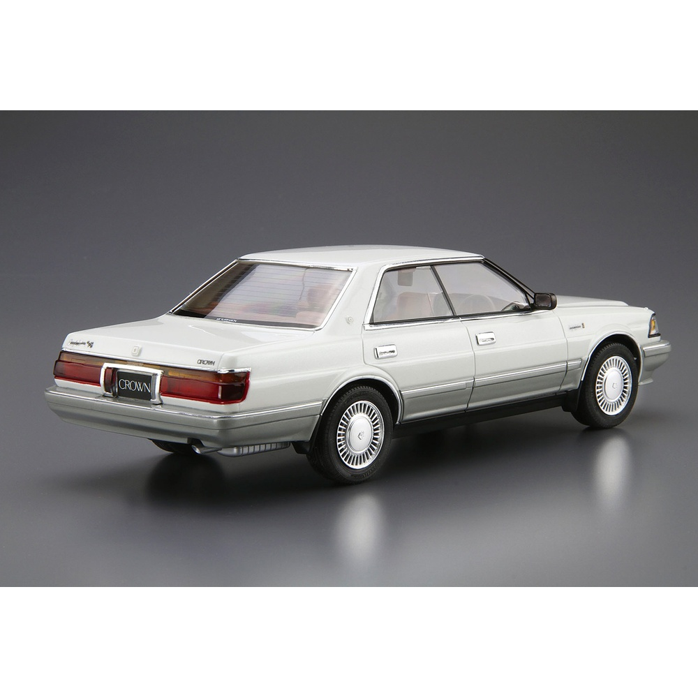 Aoshima: 1/24 Toyota UZS131 Crown Royalsaloon G '89 Scale Model Kit #87 - Bards & Cards