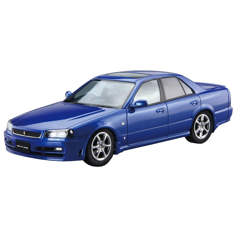 Aoshima: 1/24 NISSAN ER34 SKYLINE 25GT TURBO '01 Scale Model Kit #88