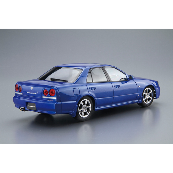 Aoshima: 1/24 NISSAN ER34 SKYLINE 25GT TURBO '01 Scale Model Kit #88 - Bards & Cards