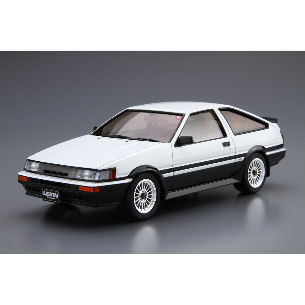 Aoshima: 1/24 TOYOTA AE86 COROLLA LEVIN GT-APEX '85 Scale Model Kit #17