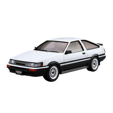Aoshima: 1/24 TOYOTA AE86 COROLLA LEVIN GT-APEX '85 Scale Model Kit #17 - Bards & Cards