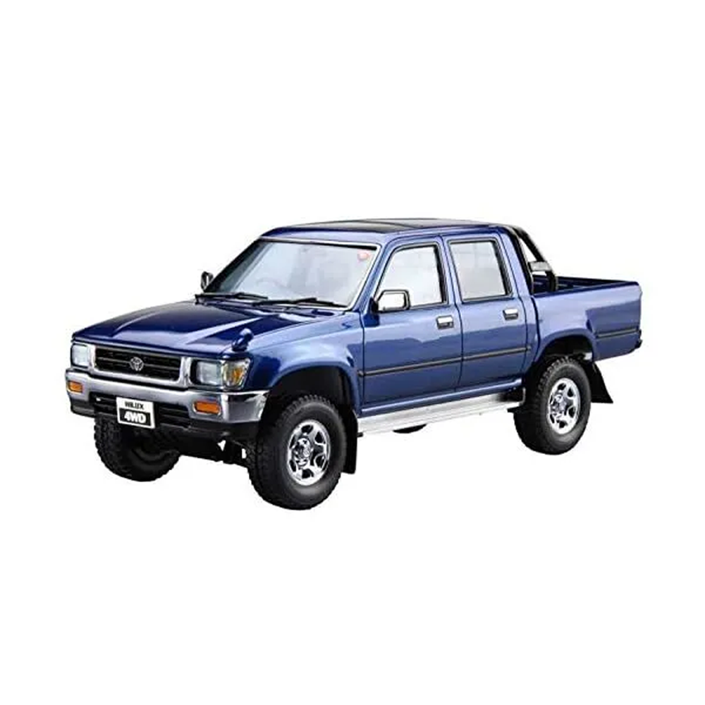 Aoshima: 1/24 Toyota LN107 Hilux Pickup Double Cab 4WD '94 Scale Model Kit #20 - 0