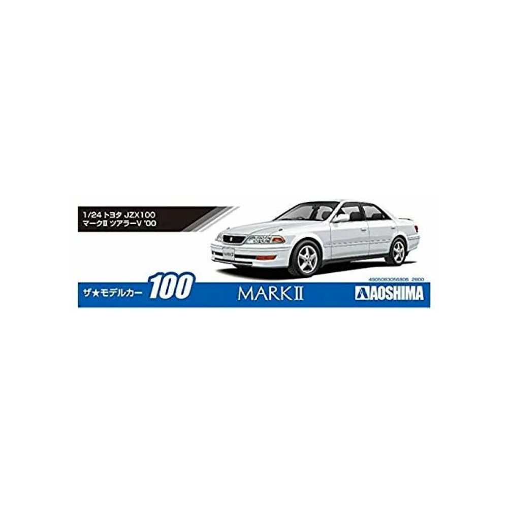 Aoshima: 1/24 TOYOTA JZX100 MARKII TOURER V '00 Scale Model Kit #100