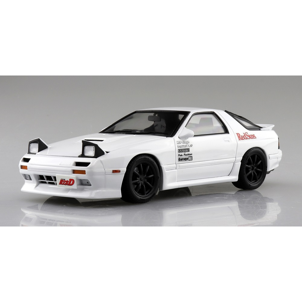 Aoshima: Initial D - Takahashi Ryosuke FC3S RX-7 [Comics Vol. 11 Akagi Battle Ver.] Scale Model Kit #I-2 - 0