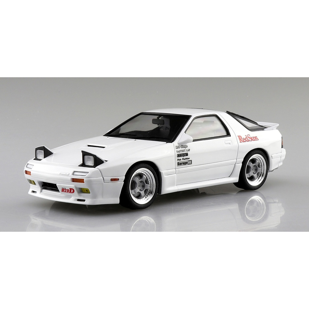 Aoshima: Initial D - Takahashi Ryosuke FC3S RX-7 [Comics Vol. 5 Akina Battle Ver.] Scale Model Kit #I-SP2 - 0