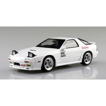 Aoshima: Initial D - Takahashi Ryosuke FC3S RX-7 [Comics Vol. 5 Akina Battle Ver.] Scale Model Kit #I-SP2 - Bards & Cards