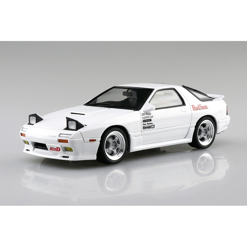 Aoshima: 1/24 Initial D - Takahashi Ryosuke FC3S RX-7 [Comics Vol. 5 Akina Battle Ver.] Scale Model Kit #2