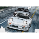 Aoshima: 1/24 Initial D - Takahashi Ryosuke FC3S RX-7 [Comics Vol. 5 Akina Battle Ver.] Scale Model Kit #2 - Bards & Cards