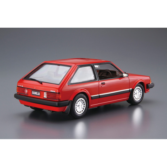 Aoshima: 1/24 Mazda BD Familia XG '80 Scale Model Kit #80 - Bards & Cards