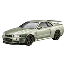 Aoshima: 1/24 Nissan BNR34 Skyline GT-R V-SpecII Nur. '02 Scale Model Kit #134 - Bards & Cards
