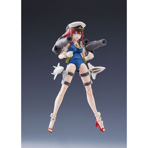 Aoshima: Gattai Robot Musashi - ACKS GR-03 Musashi and Nagisa Jinguji Model Kit Set Scale Model Kit - Bards & Cards