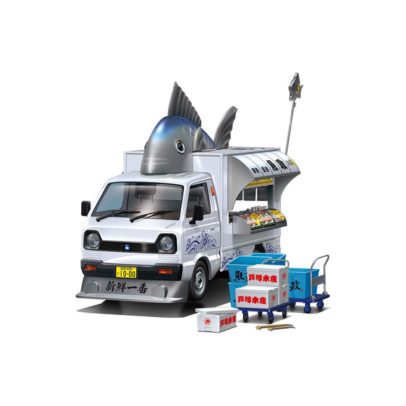 Aoshima: 1/24 Catering Machine Fish Paradise Scale Model Kit #01 - Bards & Cards