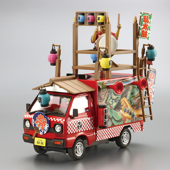 Aoshima: 1/24 Catering Machine Danjiri Fighter Scale Model Kit #02 - Bards & Cards