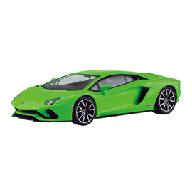 Aoshima: 1/32 The Snap Kit Lamborghini Aventador S (Pearl Green) Scale Model Kit #12-D - Bards & Cards