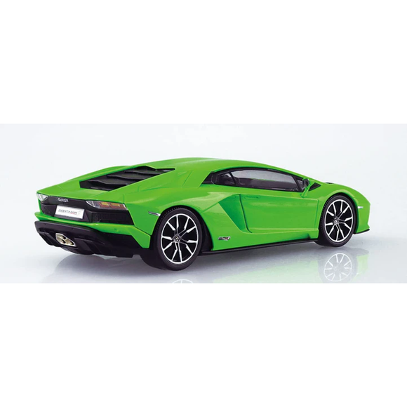 Aoshima: 1/32 The Snap Kit Lamborghini Aventador S (Pearl Green) Scale Model Kit #12-D - Bards & Cards