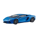 Aoshima: 1/32 The Snap Kit Lamborghini Aventador S (Pearl Blue) Scale Model Kit #12-E - Bards & Cards