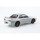 Aoshima: 1/32 The Snap Kit Nissan R32 Skyline GT-R (Crystal White) Scale Model Kit #14-B - Bards & Cards