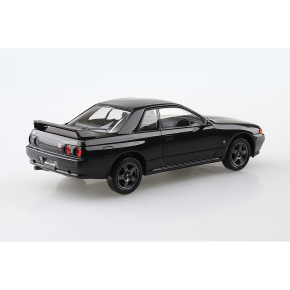 Aoshima: 1/32 The Snap Kit Nissan R32 Skyline GT-R (Black Pearl Metallic) Scale Model Kit #14-C - Bards & Cards