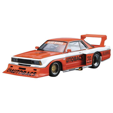 Aoshima: 1/24 NISSAN KY910 BLUEBIRD SUPER SILHOUETTE '83 Scale Model Kit #24 - Bards & Cards