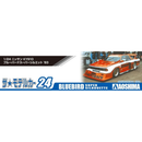 Aoshima: 1/24 NISSAN KY910 BLUEBIRD SUPER SILHOUETTE '83 Scale Model Kit #24 - Bards & Cards