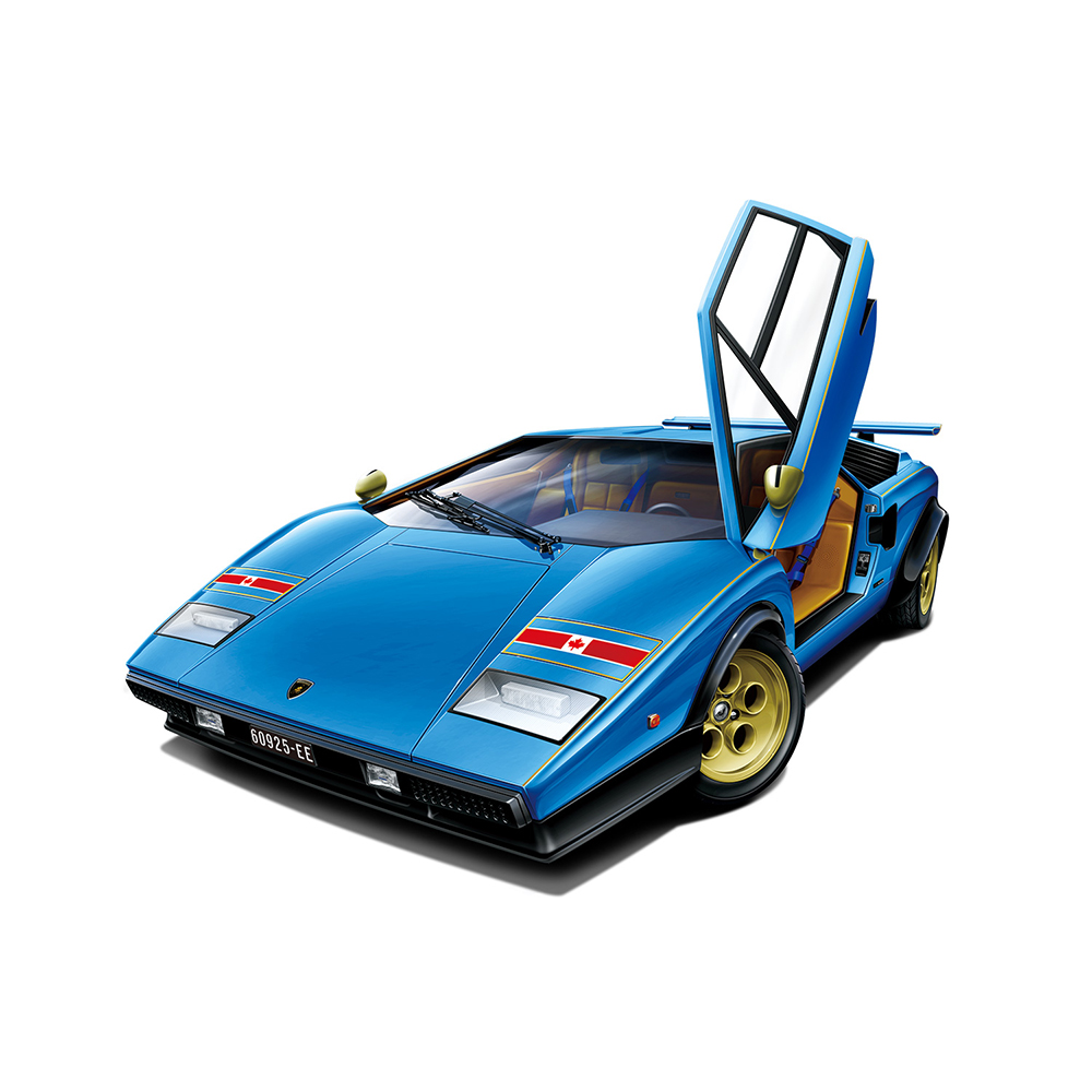 Aoshima: 1/24 '76 WOLF Countach Version 2 Scale Model Kit #18