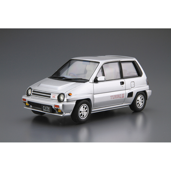 Aoshima: 1/24 Honda AA City Turbo II '85 Scale Model Kit #60 - Bards & Cards