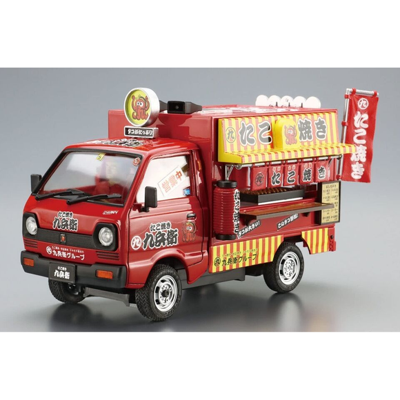 Aoshima: 1/24 Catering Machine Series - Takoyaki Hachirou Scale Model Kit #5 - Bards & Cards