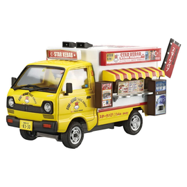 Aoshima: 1/24 Catering Machine Series - Star Kebab Move Terrace Scale Model Kit #6 - Bards & Cards