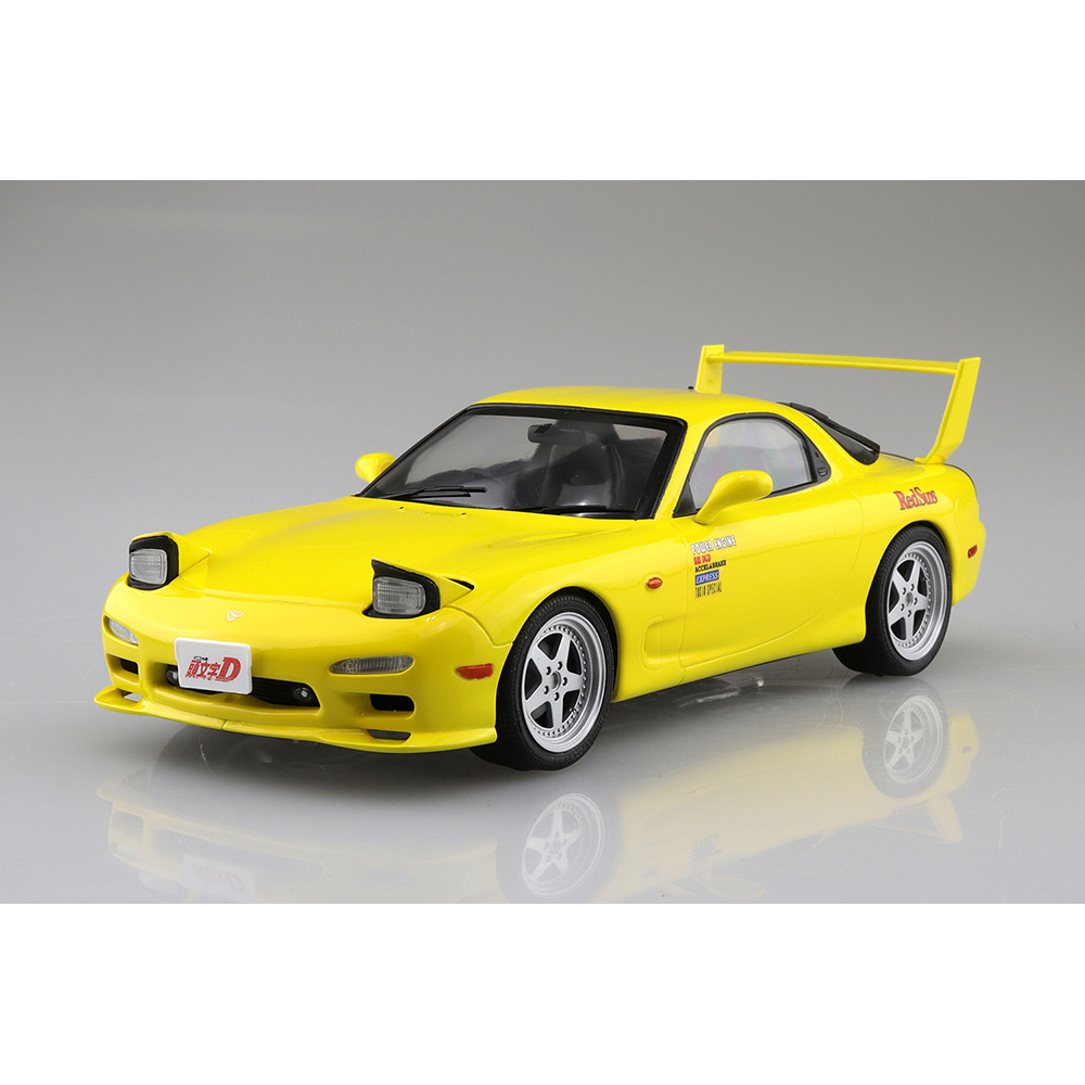 Aoshima: 1/24 Initial D Takahashi Keisuke FD3S RX Comics Vol. 1 Ver. Scale Model Kit #12 - 0