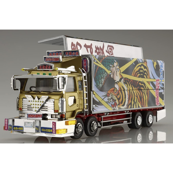 Aoshima: 1/64 Decoration Truck Mini Deco Next Michinoku-Hana Train Scale Model Kit #9 - Bards & Cards