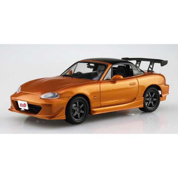 Aoshima: 1/24 Initial D - Omiya Satoshi NB8C Roadster Scale Model Kit #16 - Bards & Cards